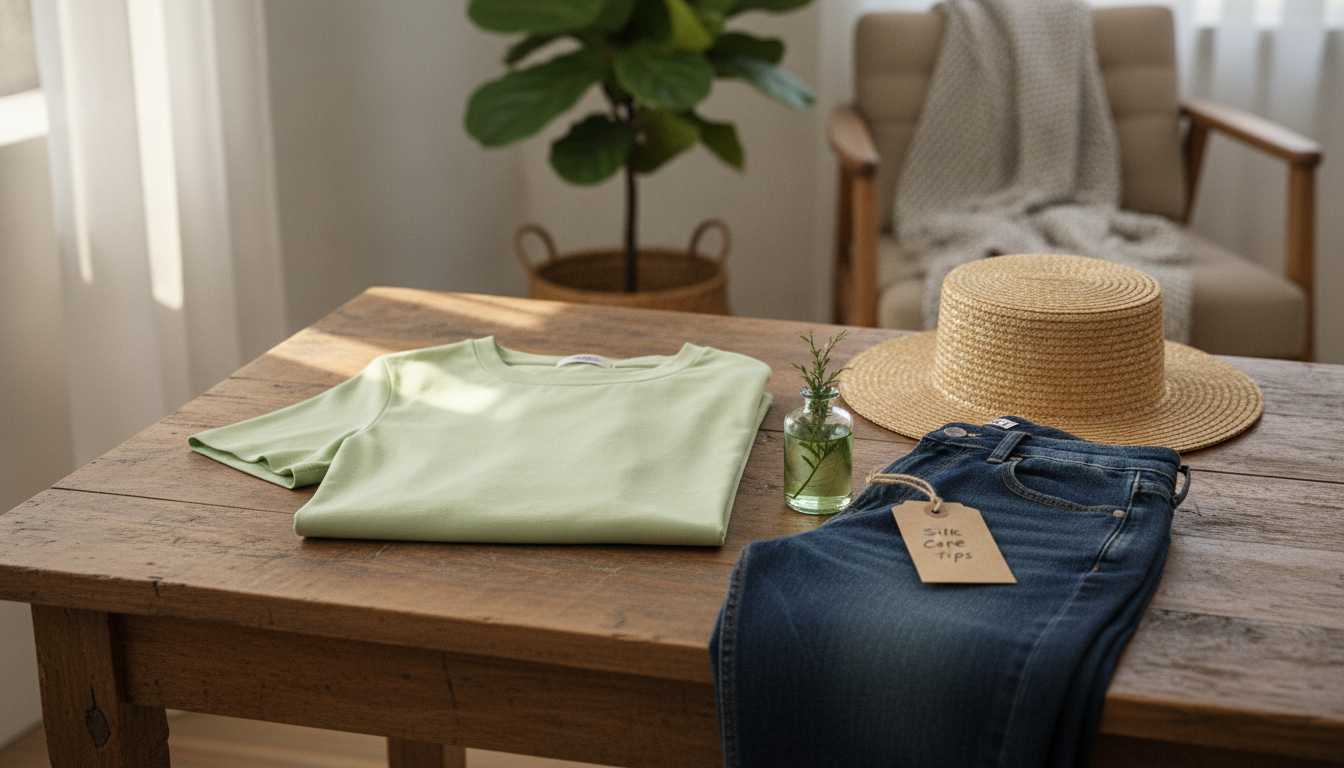 Short Sleeve Silk Tee for Women: Fit, Style & Care